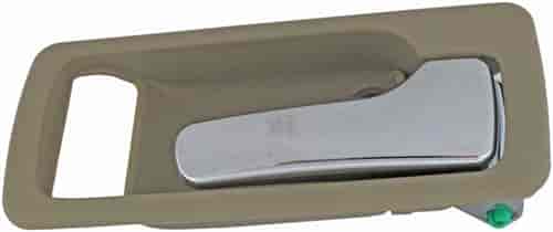 Interior Door Handle Front Right Without Power Lock Chrome/Beige
