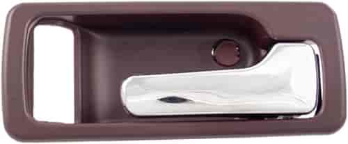 Interior Door Handle Front Right Without Power Lock Chrome/Red