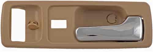 Interior Door Handle Front Right With Power Lock Chrome/Beige