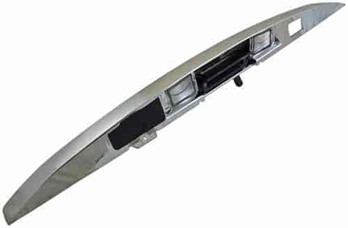 Liftgate Handle Assembly With Window Bottom With Camera Hole Chrome