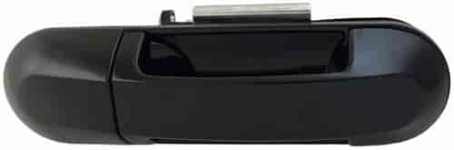 Exterior Door Handle Front Right Without Keyhole TK Black Clearcoat Black