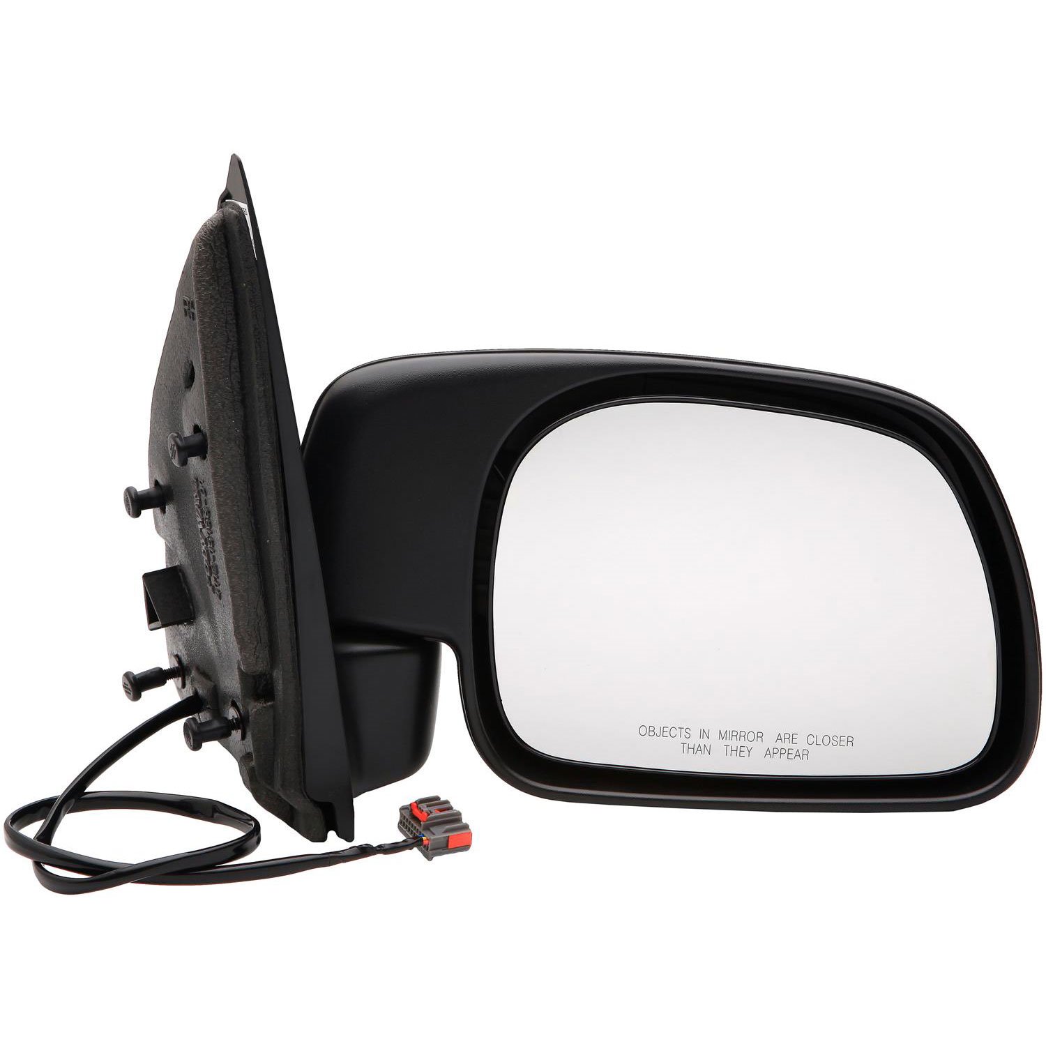 Side View Mirror Right Power Sail Type Without trailer tow