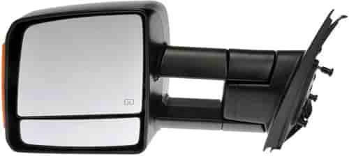 Side View Mirror- Left Power Heated With Signal Light