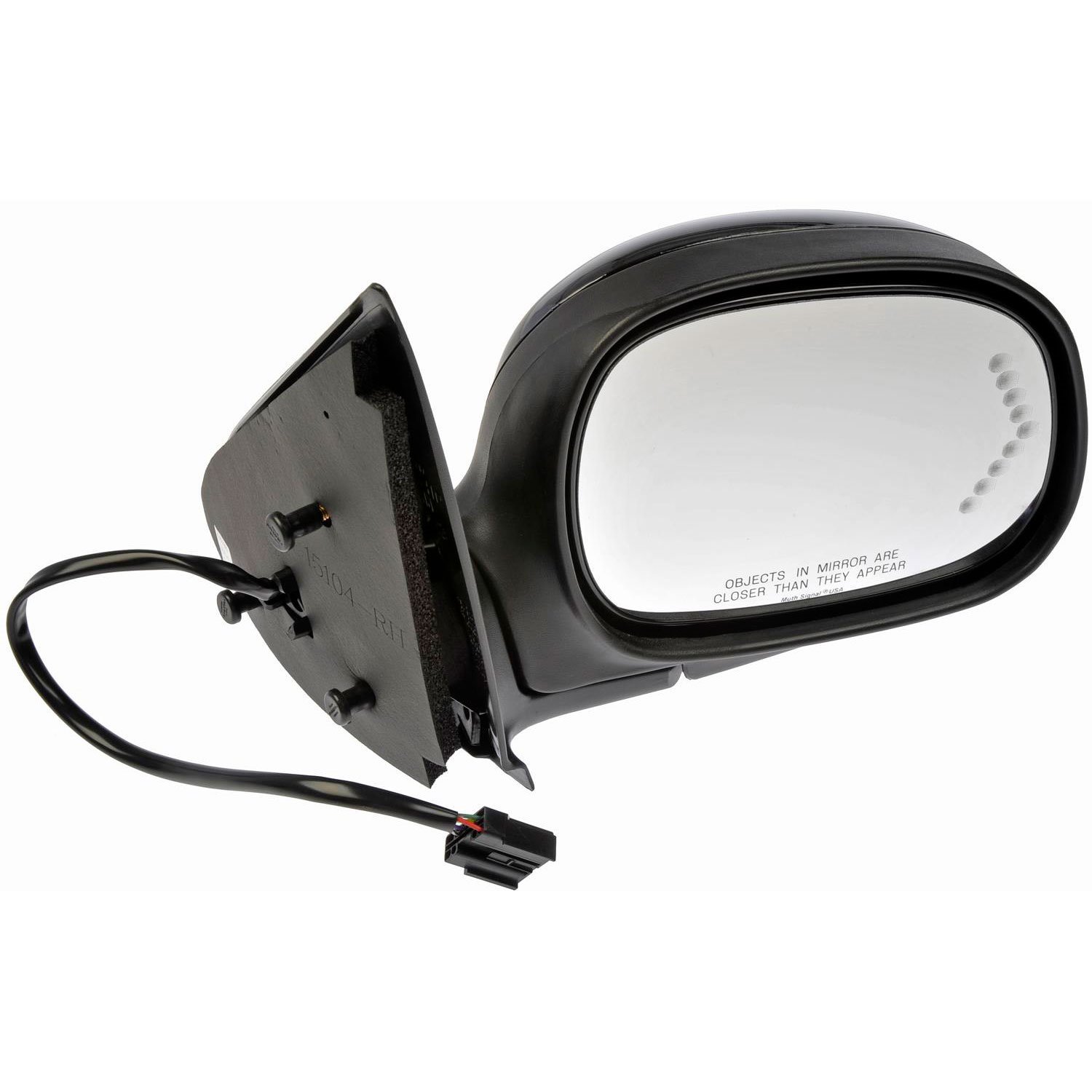 Side View Mirror - Right Power Non-Heated with Signal