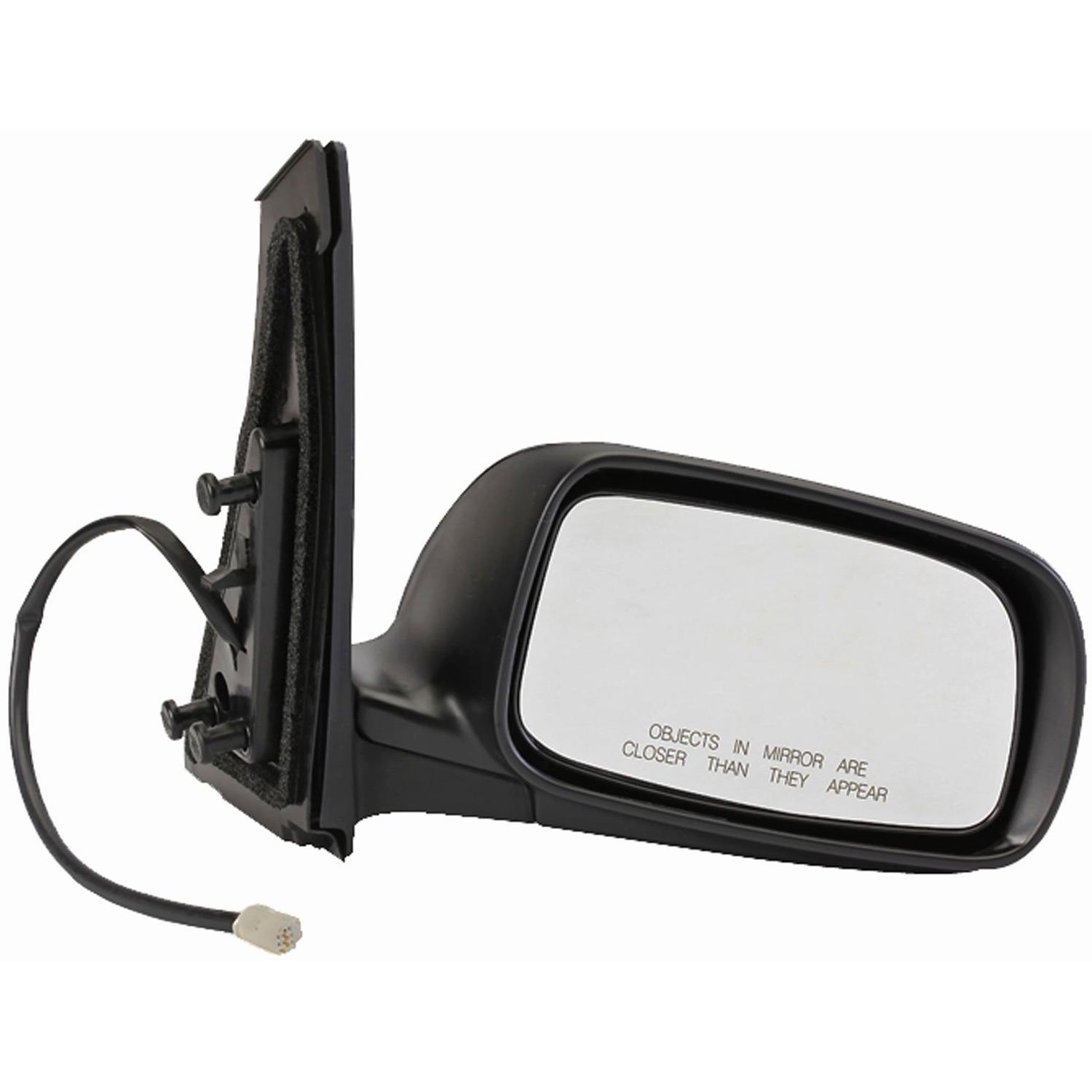 Side View Mirror - Right Power Heated Black