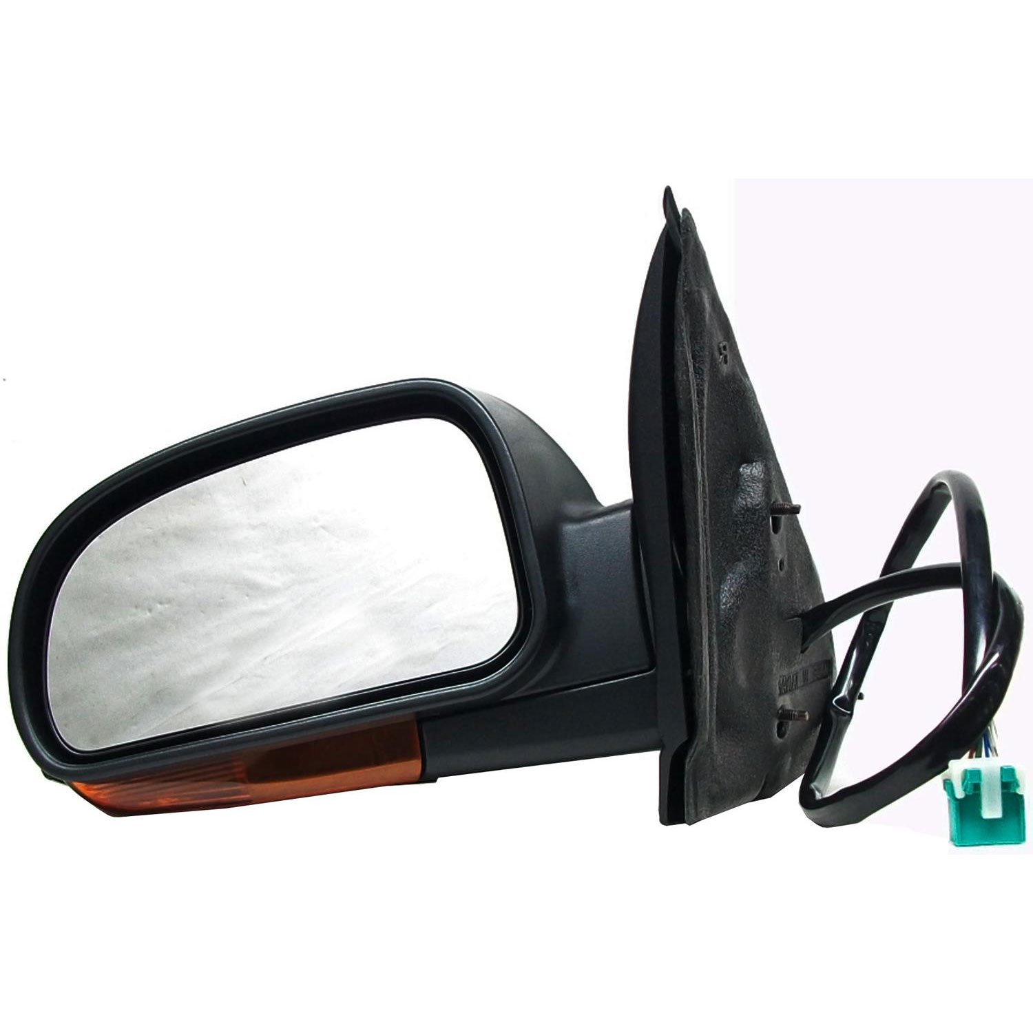 Side View Mirror Left Power Manual Folding with Amber Lens