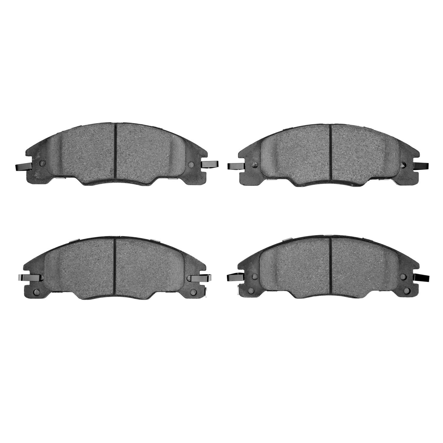 1000-1339-00 Track/Street Low-Metallic Brake Pads Kit, 2008-2011 Ford/Lincoln/Mercury/Mazda, Position: Front
