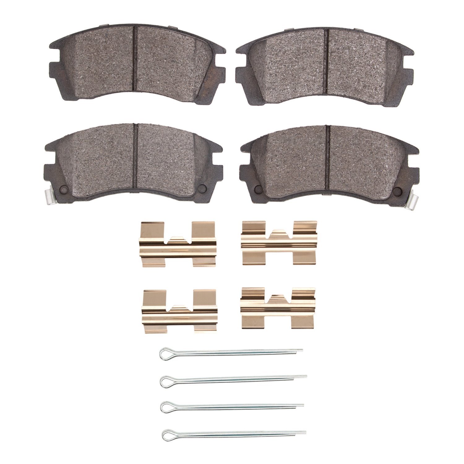 1115-0519-11 Active Performance Brake Pads & Hardware Kit, 1974-1974 Land Rover, Position: Front