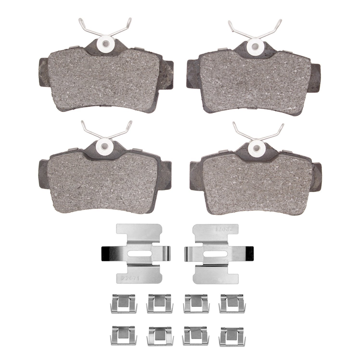 1115-0627-01 Active Performance Brake Pads & Hardware Kit, 1994-2004 Ford/Lincoln/Mercury/Mazda, Position: Rear