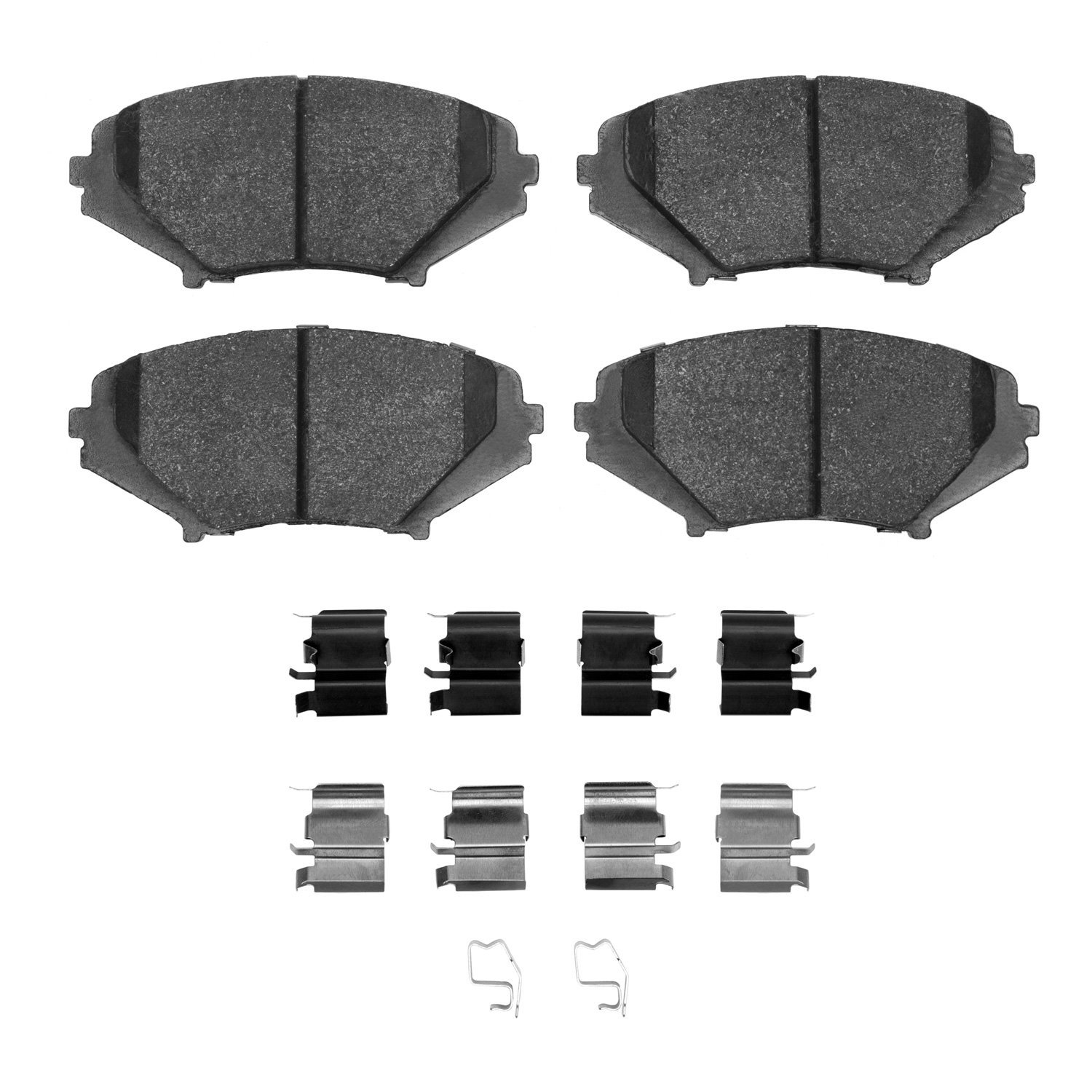 1115-1009-01 Active Performance Brake Pads & Hardware Kit, 2004-2011 Ford/Lincoln/Mercury/Mazda, Position: Front
