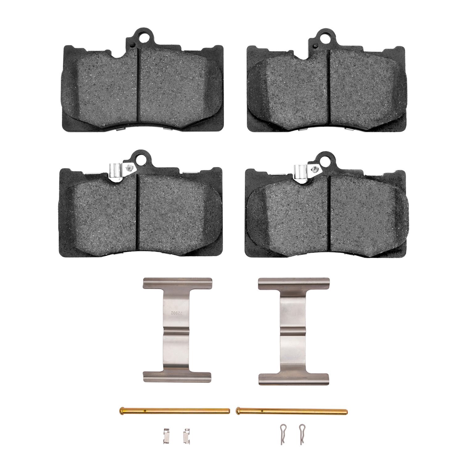 1115-1118-01 Active Performance Brake Pads & Hardware Kit, Fits Select Lexus/Toyota/Scion, Position: Front