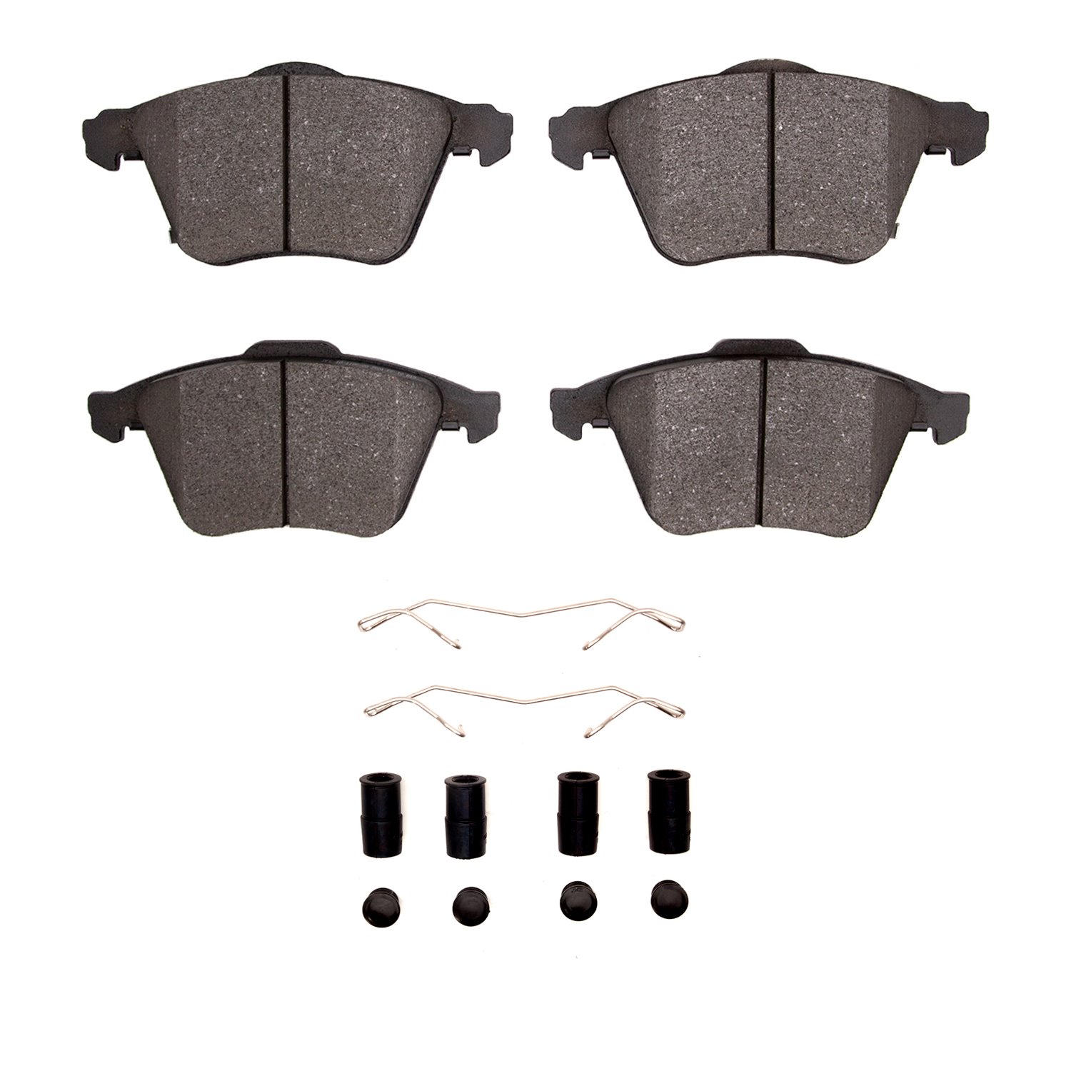 1115-1186-01 Active Performance Brake Pads & Hardware Kit, 2006-2007 Ford/Lincoln/Mercury/Mazda, Position: Front