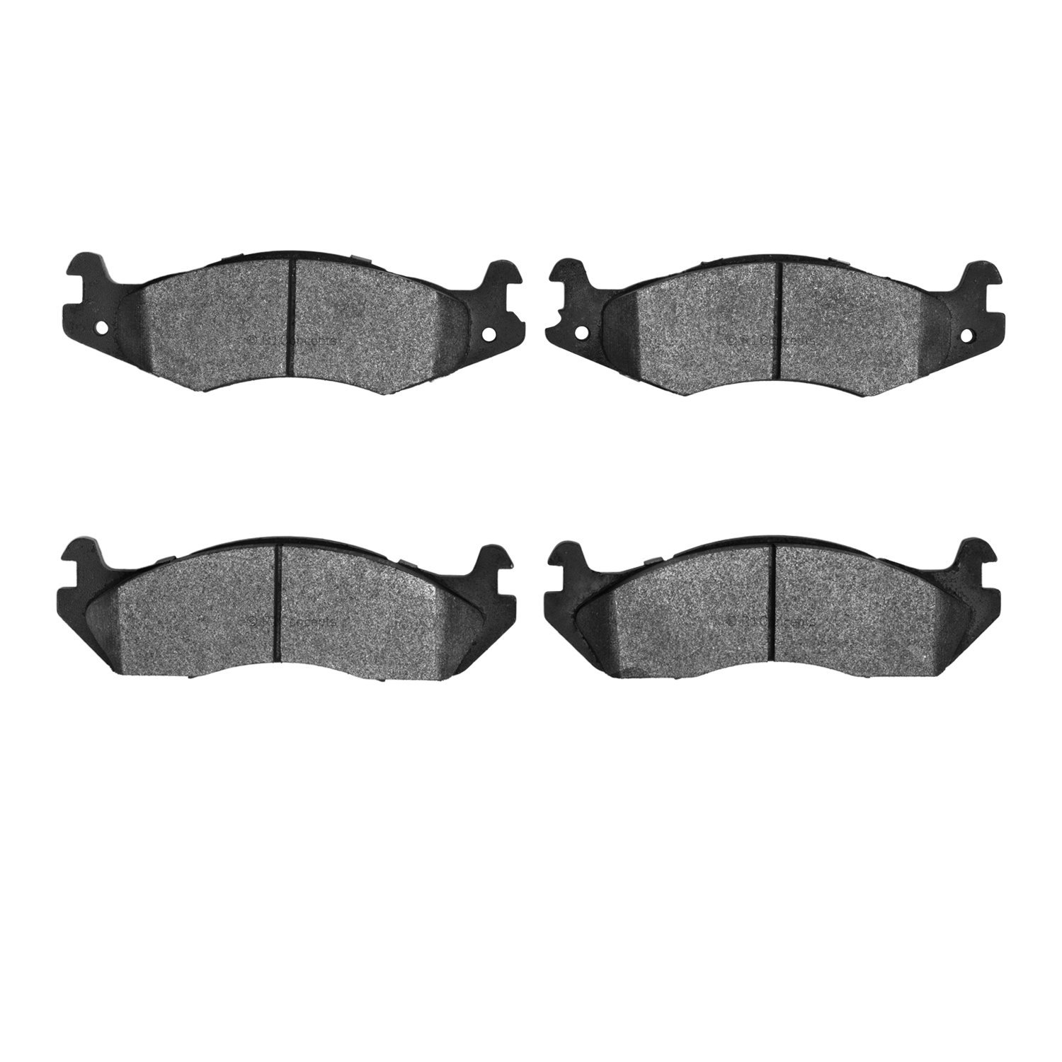 1214-0203-00 Heavy-Duty Semi-Metallic Brake Pads, 1982-1992 Multiple Makes/Models, Position: Front