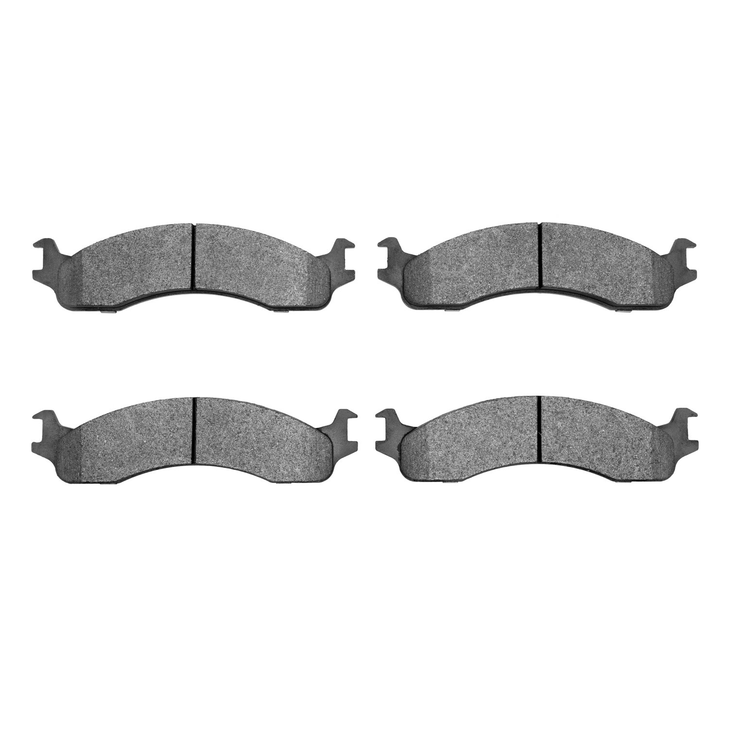 1214-0655-00 Heavy-Duty Semi-Metallic Brake Pads, 1995-2007 Ford/Lincoln/Mercury/Mazda, Position: Front,Fr