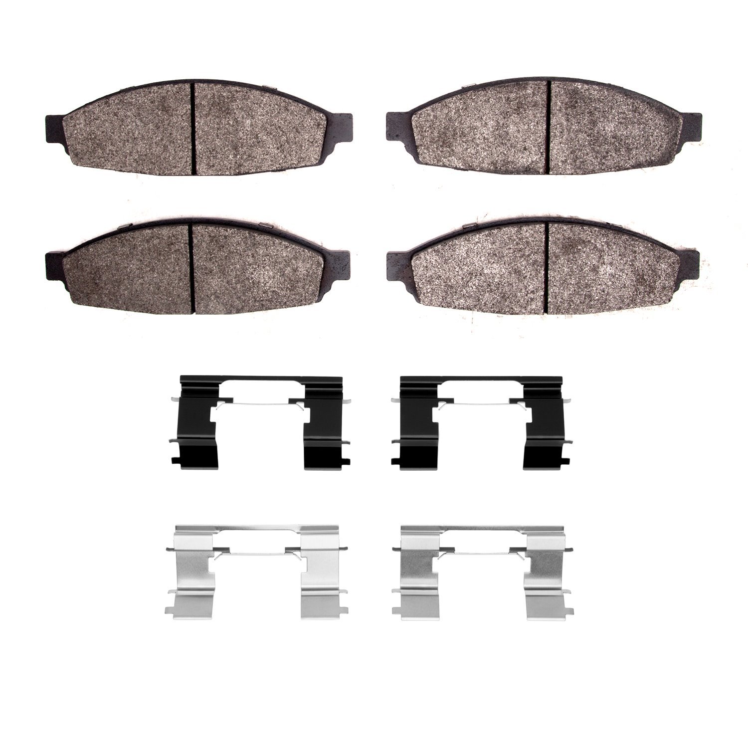 1214-0953-01 Heavy-Duty Brake Pads & Hardware Kit, 2003-2005 Ford/Lincoln/Mercury/Mazda, Position: Front