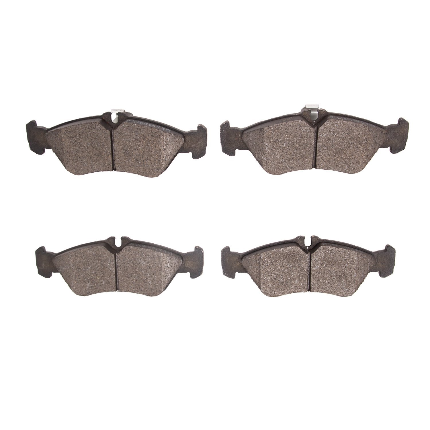 1214-1006-00 Heavy-Duty Semi-Metallic Brake Pads, 2002-2006 Multiple Makes/Models, Position: Rear,Rr