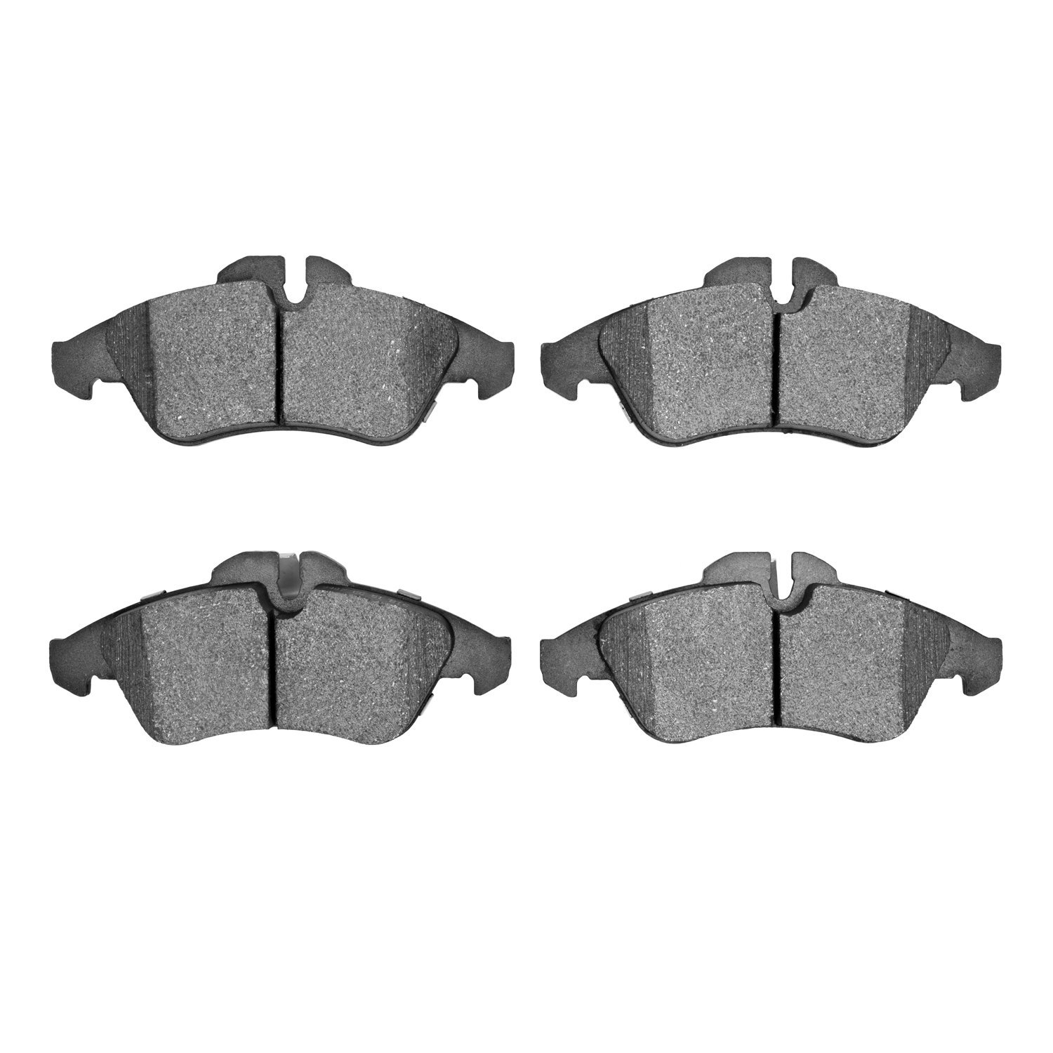 1214-1177-00 Heavy-Duty Semi-Metallic Brake Pads, 2002-2006 Multiple Makes/Models, Position: Front,Fr