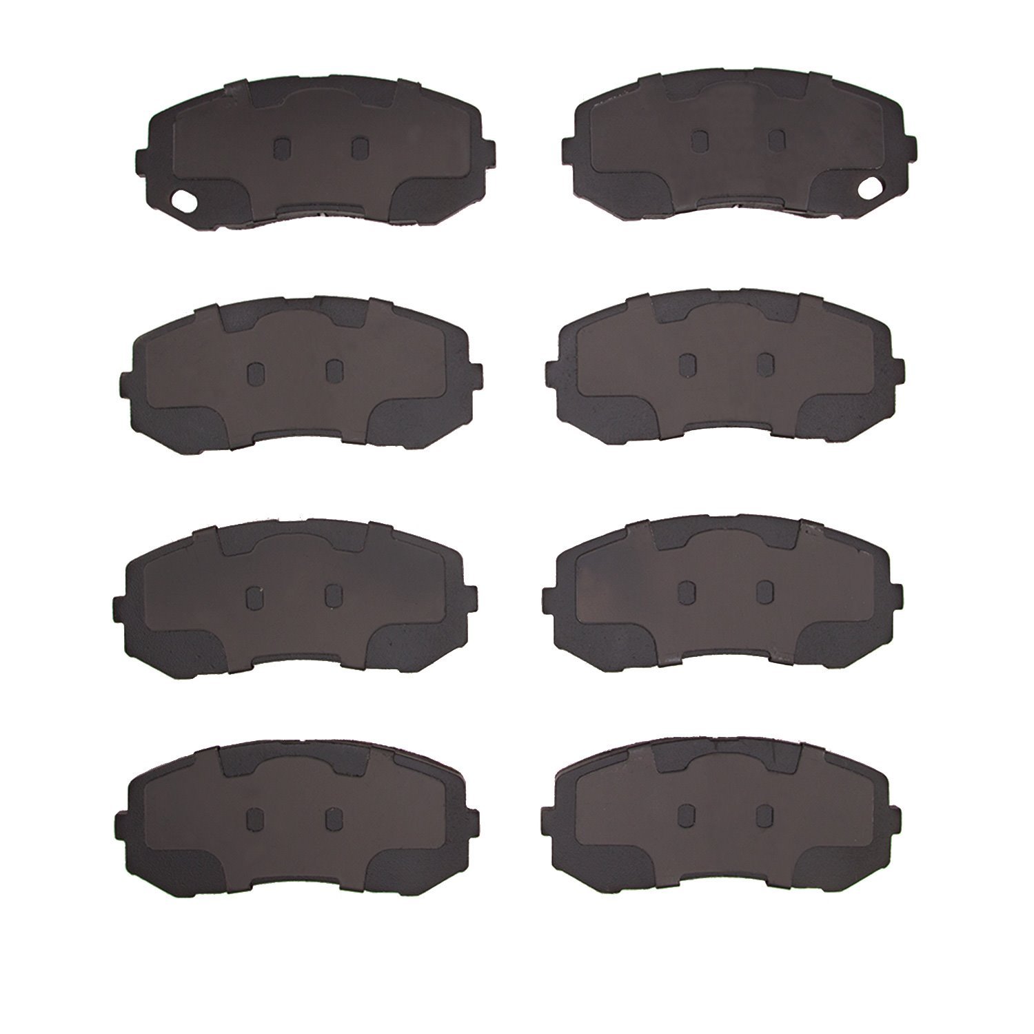 1214-1265-00 Heavy-Duty Semi-Metallic Brake Pads, 2005-2011 Multiple Makes/Models, Position: Rear,Fr,Front,Rr