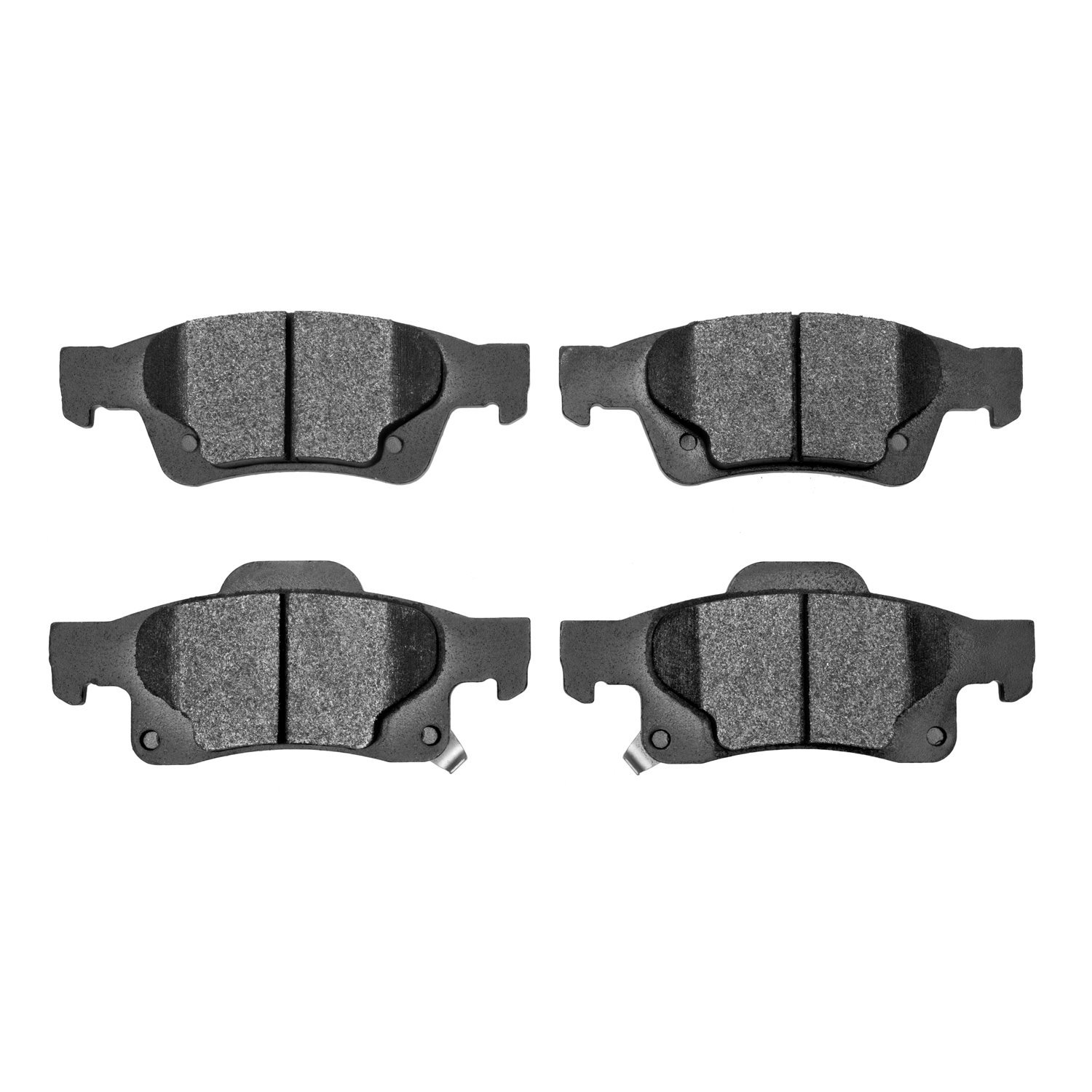 1214-1498-00 Heavy-Duty Semi-Metallic Brake Pads, Fits Select Mopar, Position: Rear