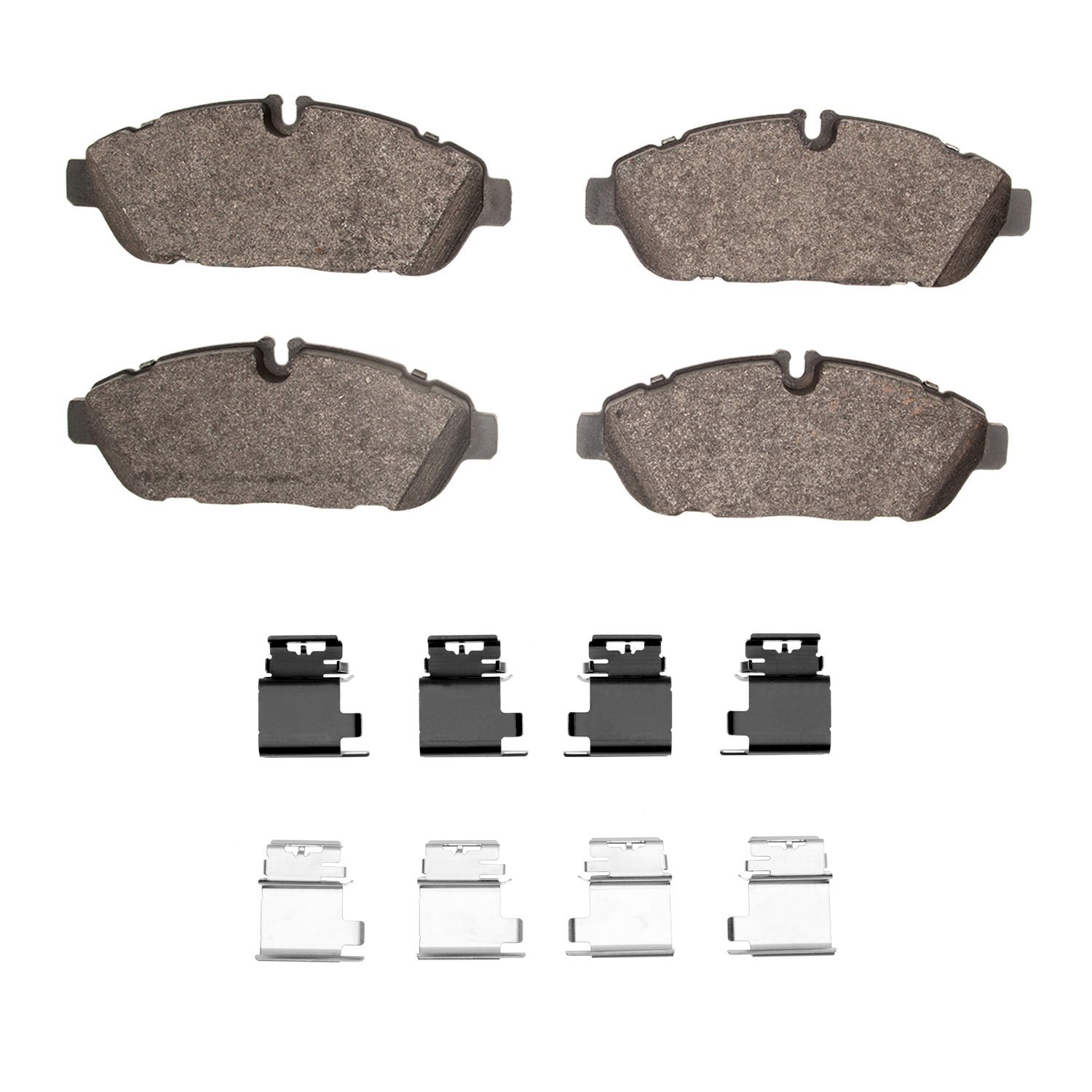 1214-2301-01 Heavy-Duty Brake Pads & Hardware Kit, Fits Select Ford/Lincoln/Mercury/Mazda, Position: Front