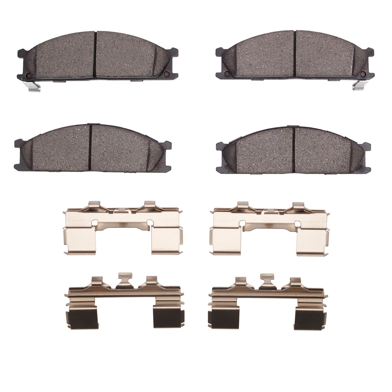 1310-0333-01 3000-Series Ceramic Brake Pads & Hardware Kit, 1985-2015 Multiple Makes/Models, Position: Front