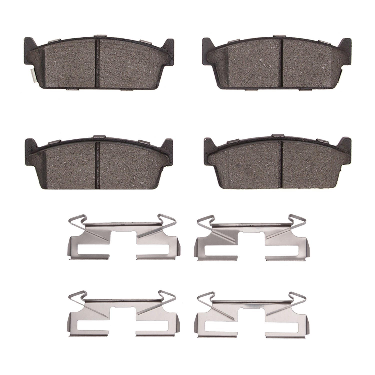 1310-0479-01 3000-Series Ceramic Brake Pads & Hardware Kit, 1990-1992 Infiniti/Nissan, Position: Rear