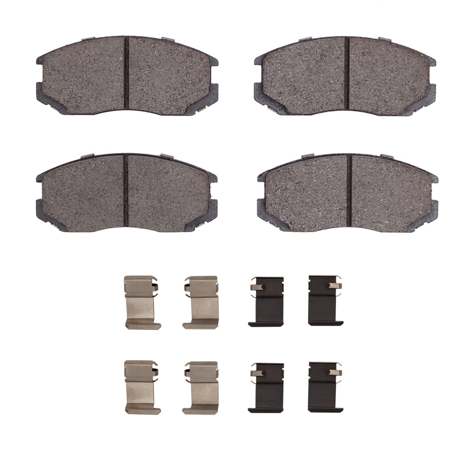 1310-0602-01 3000-Series Ceramic Brake Pads & Hardware Kit, 1991-2000 Multiple Makes/Models, Position: Front