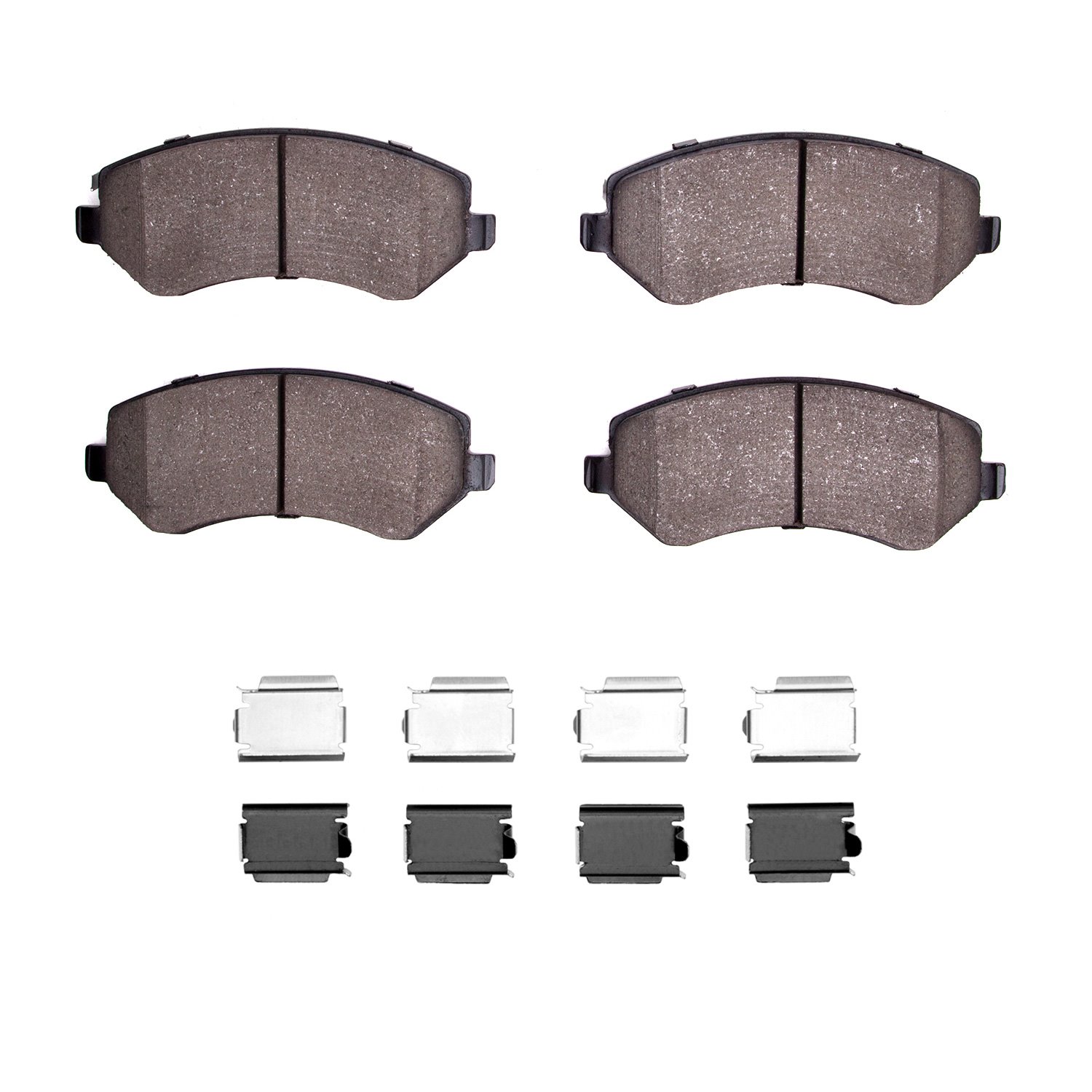 1310-0856-01 3000-Series Ceramic Brake Pads & Hardware Kit, 2001-2007 Mopar, Position: Front