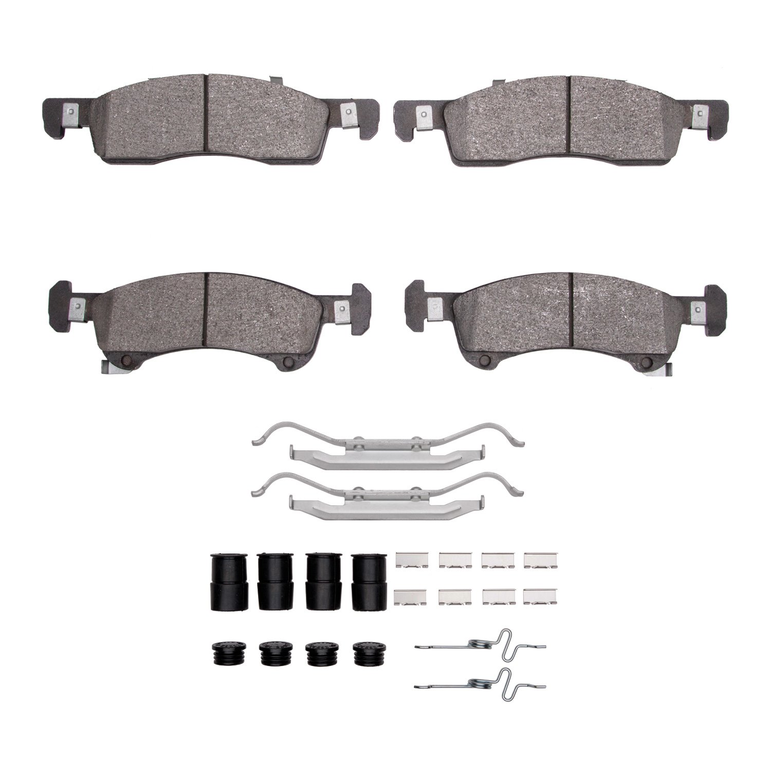 1310-0934-01 3000-Series Ceramic Brake Pads & Hardware Kit, 2002-2006 Ford/Lincoln/Mercury/Mazda, Position: Front
