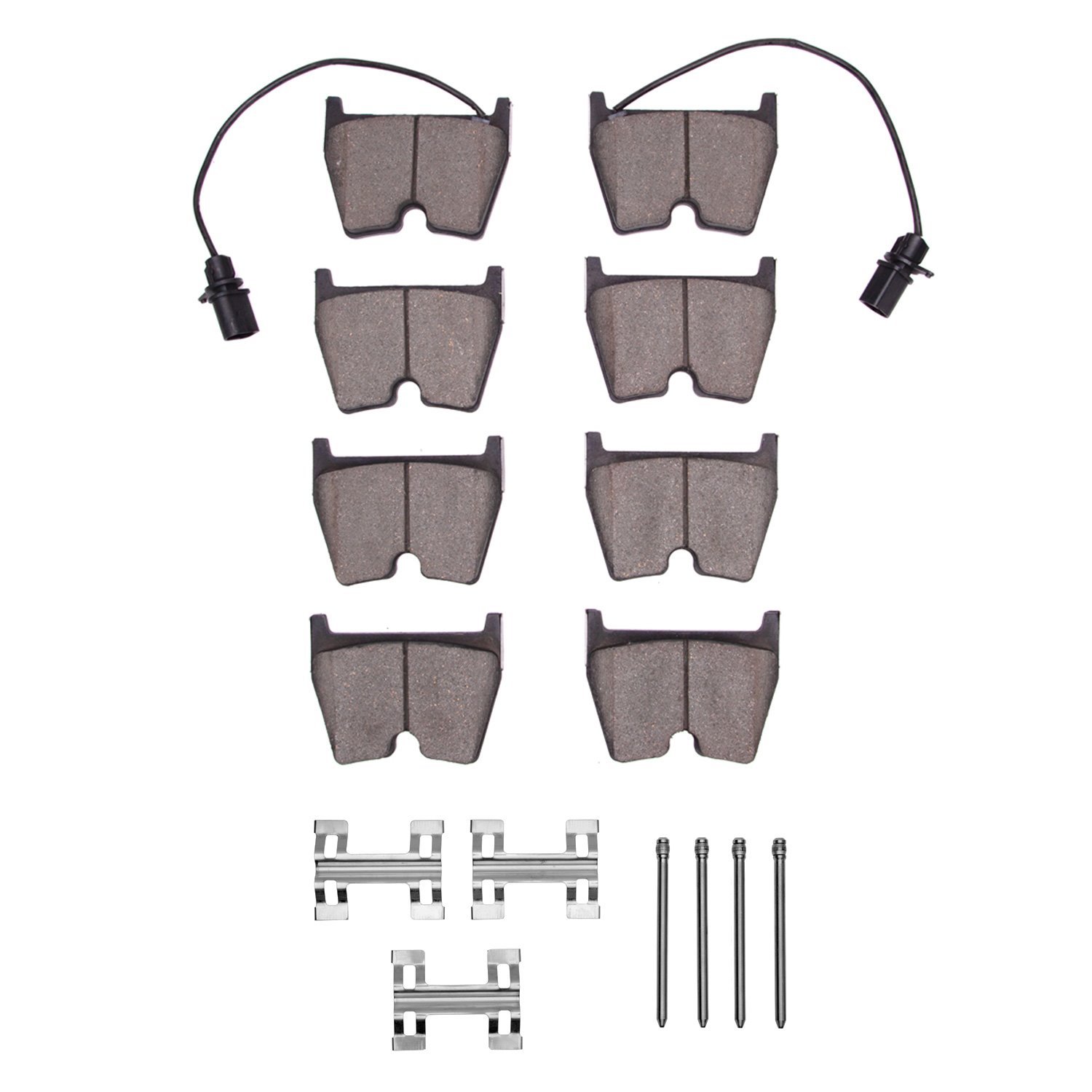 1310-1029-01 3000-Series Ceramic Brake Pads & Hardware Kit, 2003-2016 Multiple Makes/Models, Position: Front