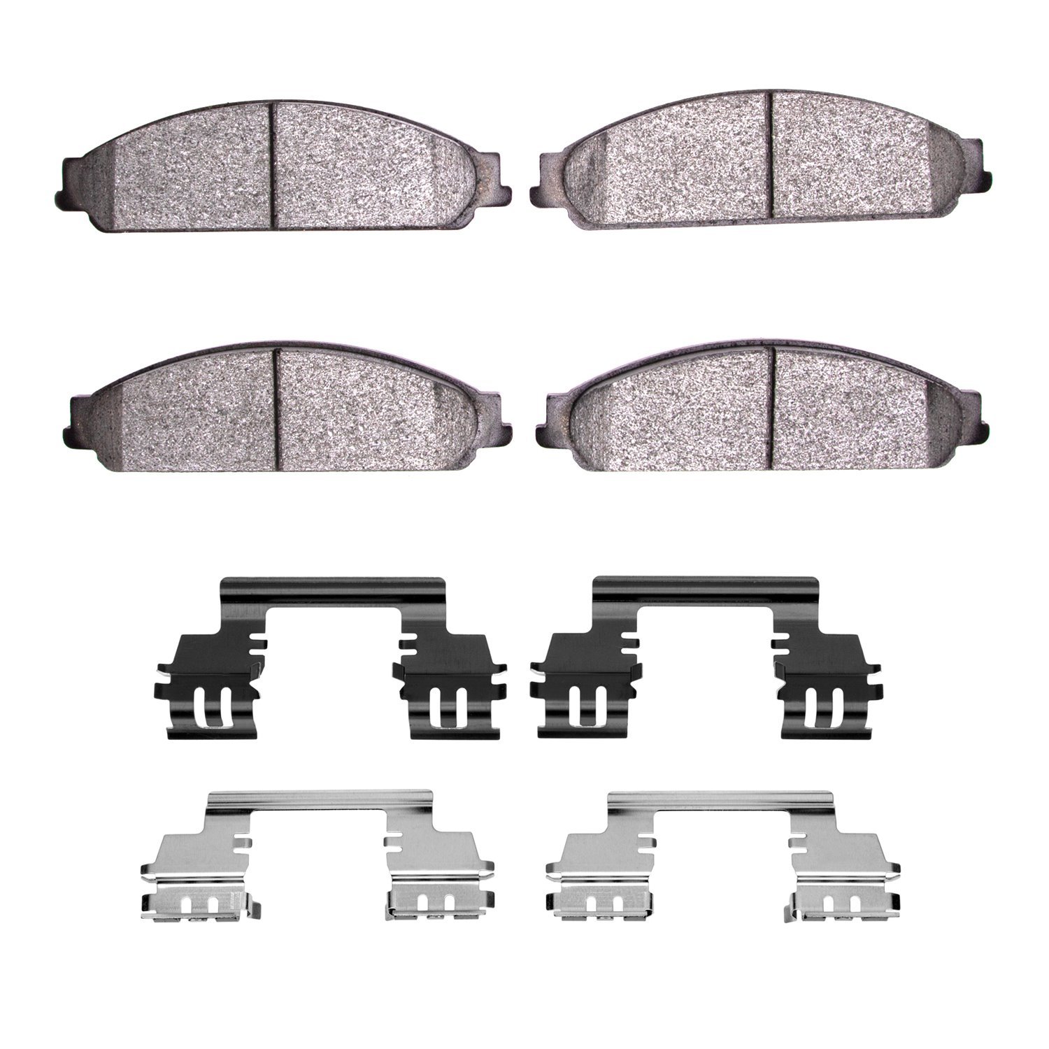1310-1070-01 3000-Series Ceramic Brake Pads & Hardware Kit, 2008-2009 Ford/Lincoln/Mercury/Mazda, Position: Front