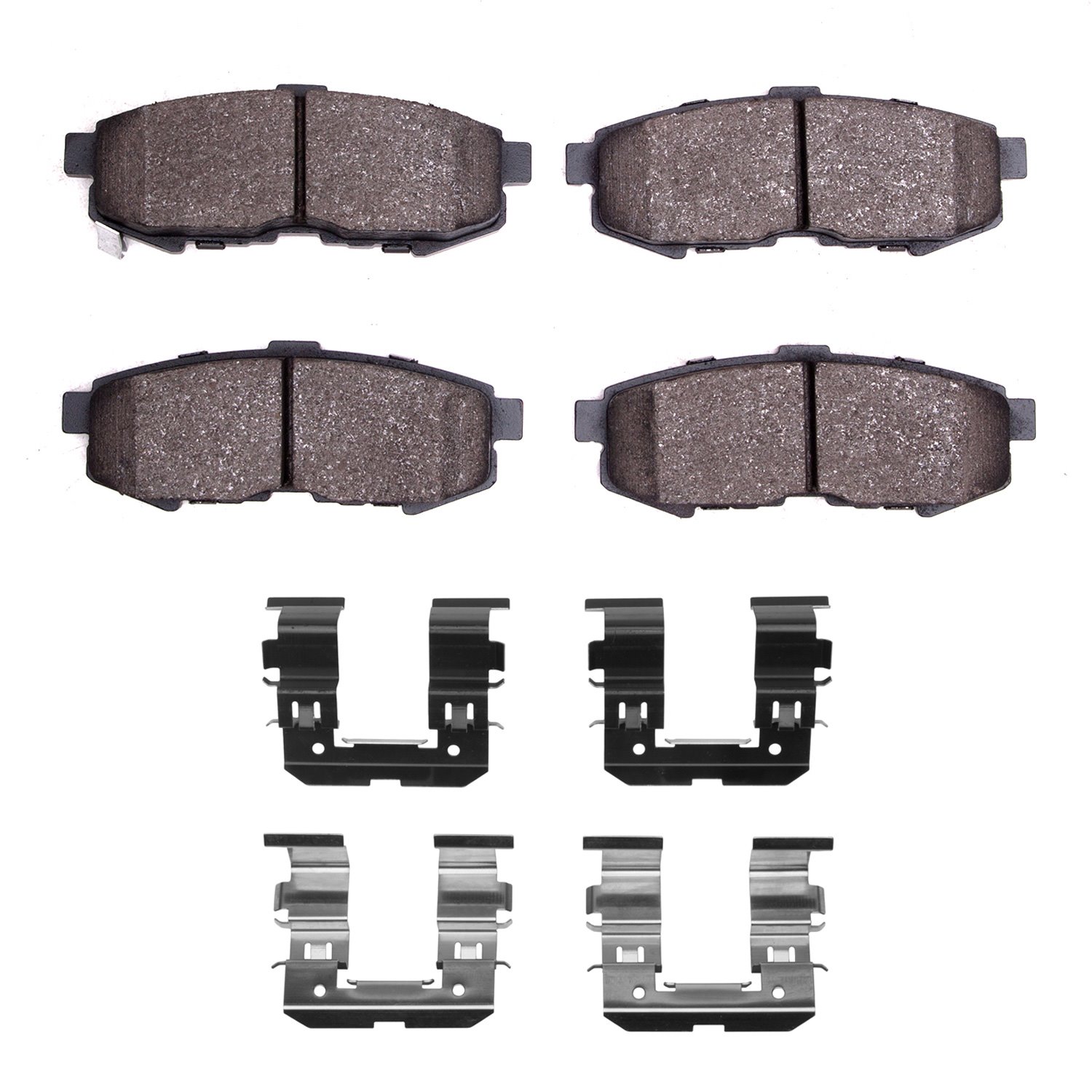 1310-1073-01 3000-Series Ceramic Brake Pads & Hardware Kit, 2004-2006 Ford/Lincoln/Mercury/Mazda, Position: Rear