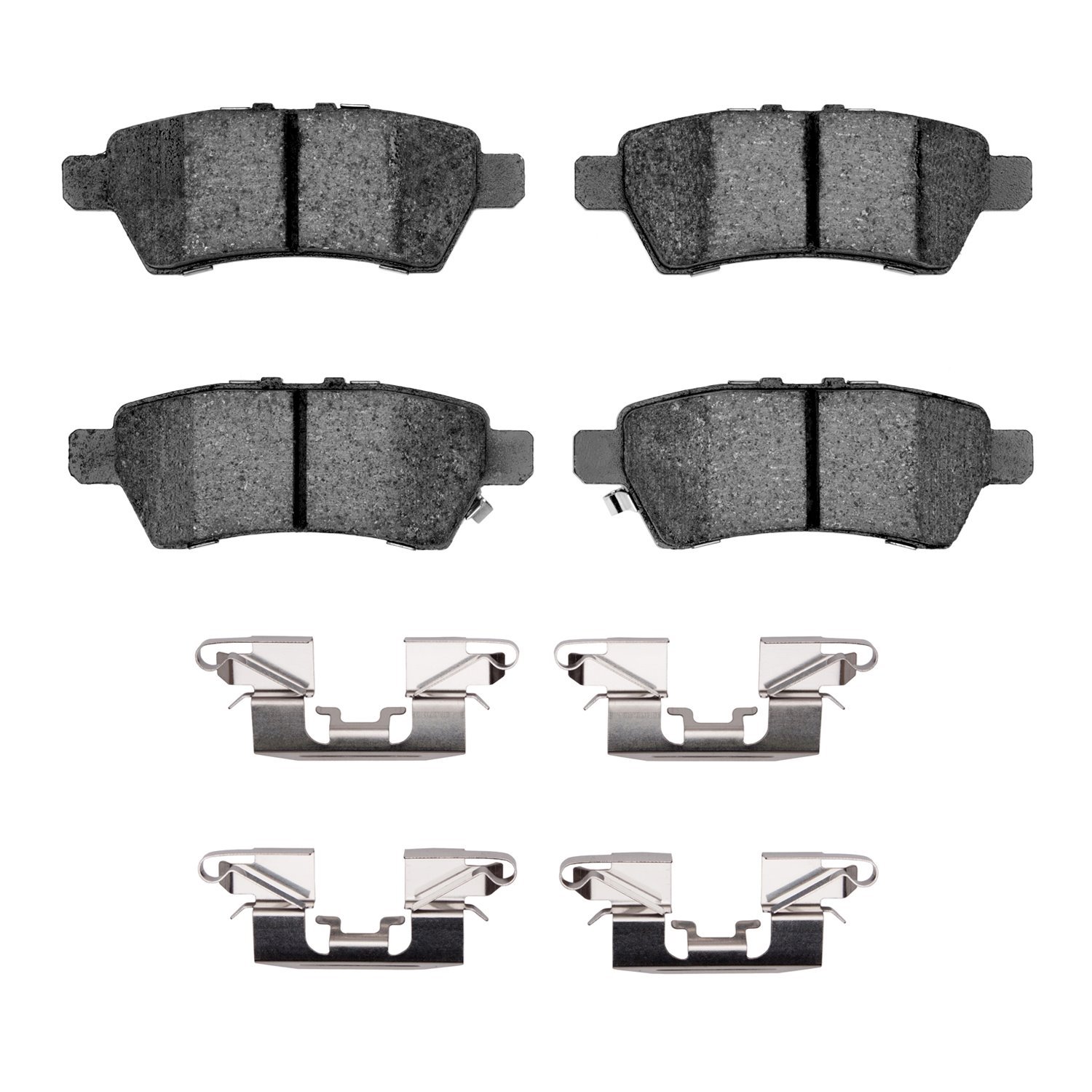 1310-1101-01 3000-Series Ceramic Brake Pads & Hardware Kit, 2005-2012 Infiniti/Nissan, Position: Rear