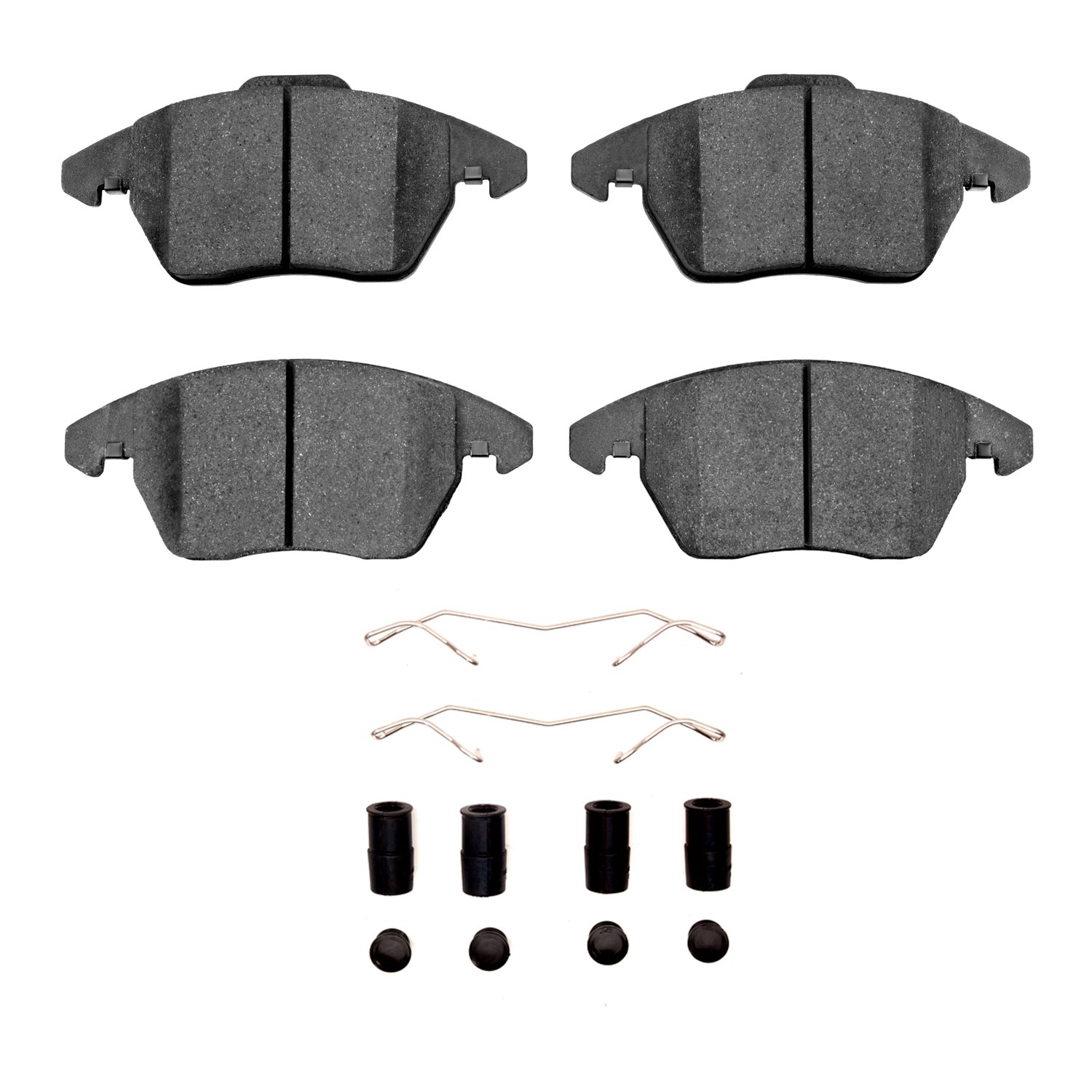 1310-1107-21 3000-Series Ceramic Brake Pads & Hardware Kit, 2005-2019 Audi/Volkswagen, Position: Front