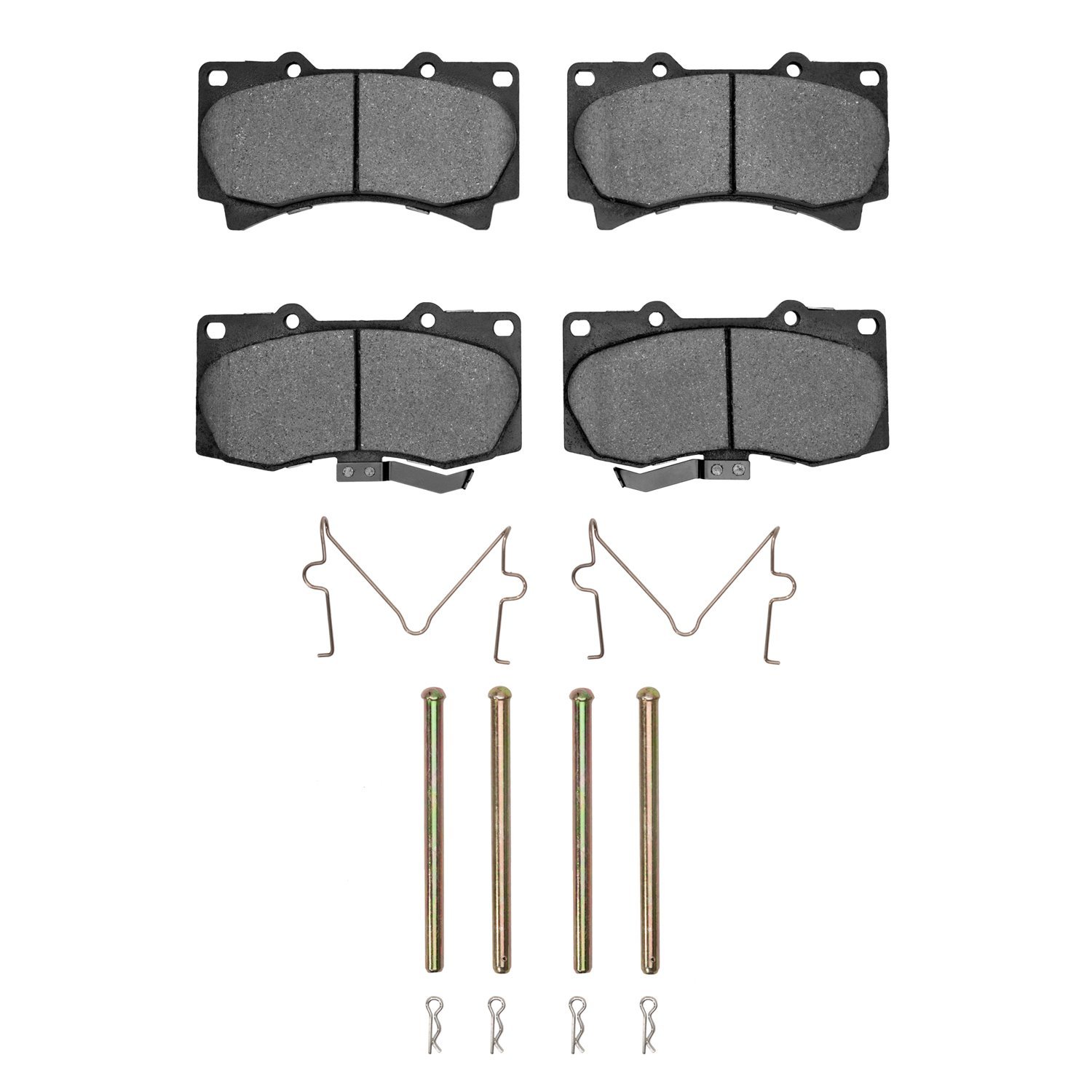 1310-1119-01 3000-Series Ceramic Brake Pads & Hardware Kit, 2006-2010 GM, Position: Front
