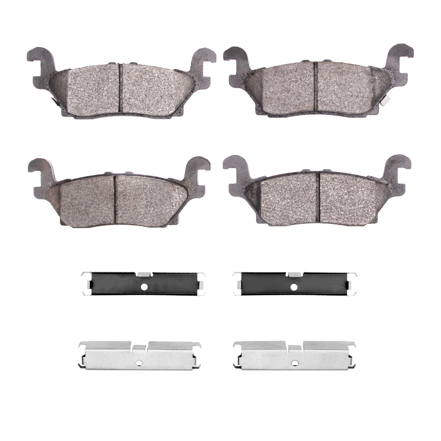 1310-1120-01 3000-Series Ceramic Brake Pads & Hardware Kit, 2006-2010 GM, Position: Rear