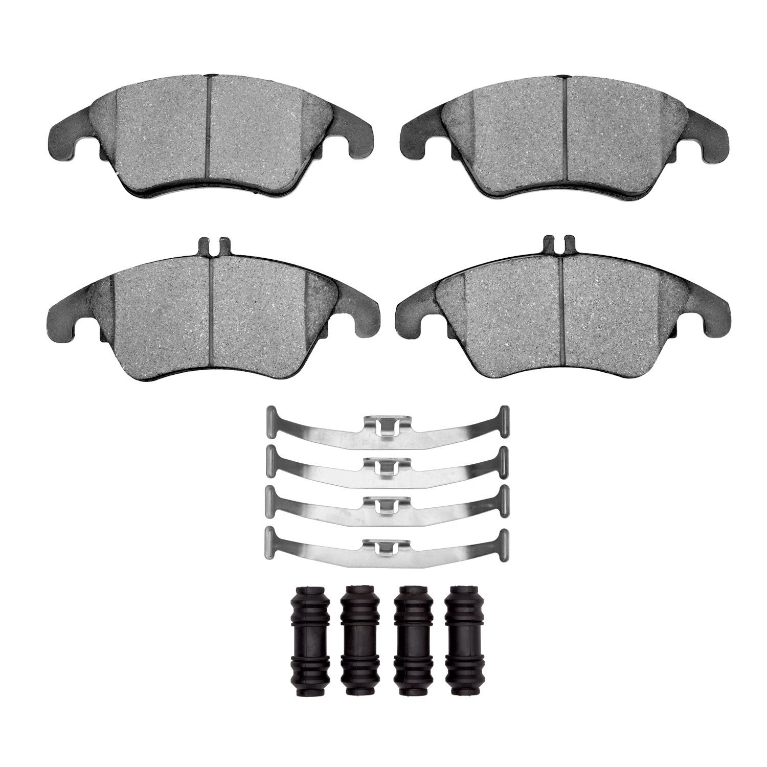1310-1342-01 3000-Series Ceramic Brake Pads & Hardware Kit, 2008-2020 Mercedes-Benz, Position: Front