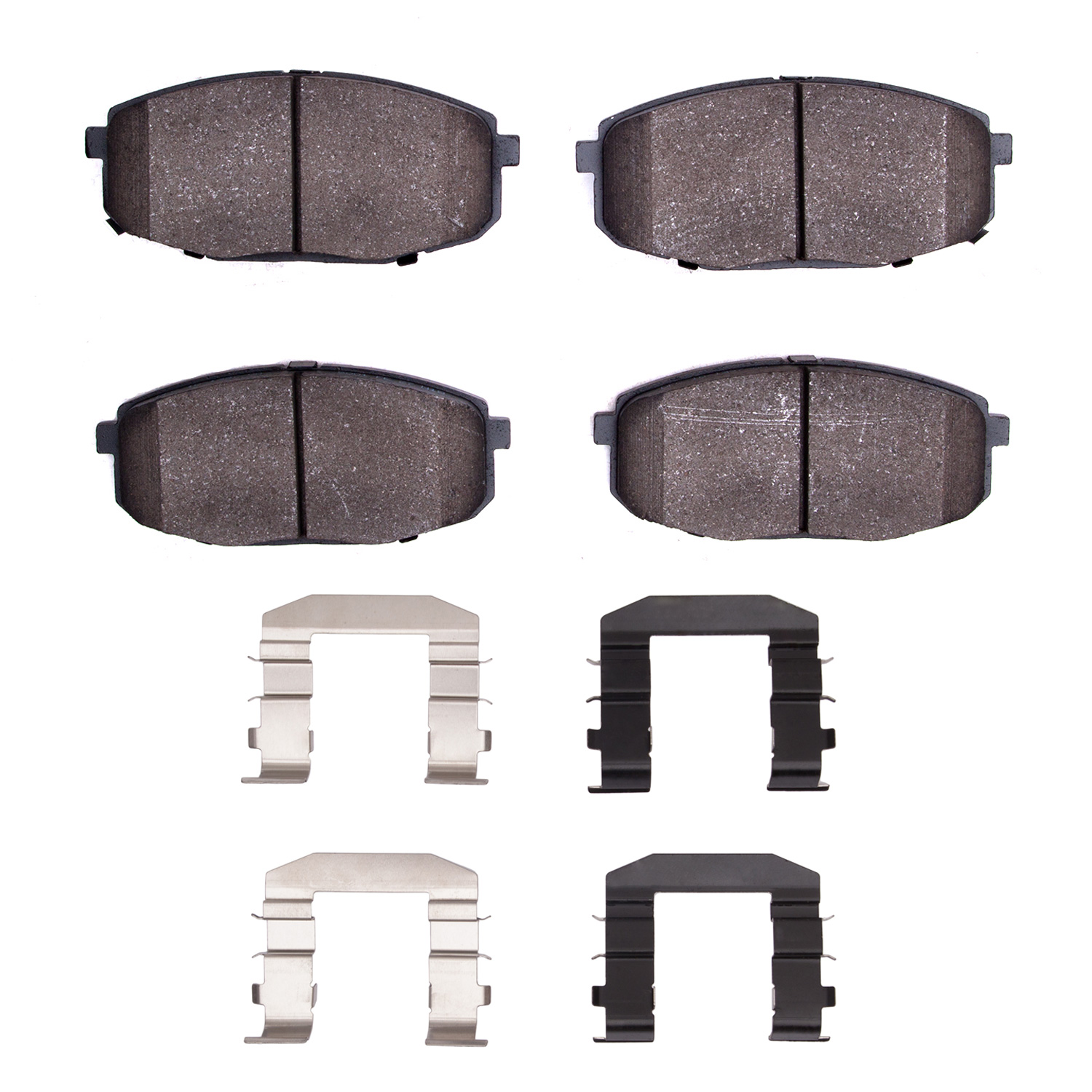 1310-1397-02 3000-Series Ceramic Brake Pads & Hardware Kit, 2010-2013 Kia/Hyundai/Genesis, Position: Front