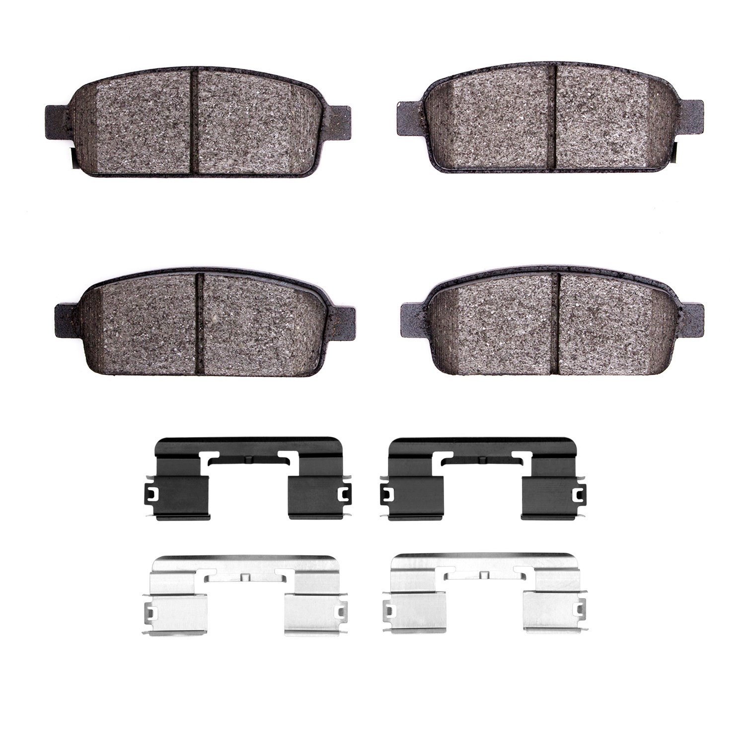 1310-1468-02 3000-Series Ceramic Brake Pads & Hardware Kit, 2016-2016 GM, Position: Rear
