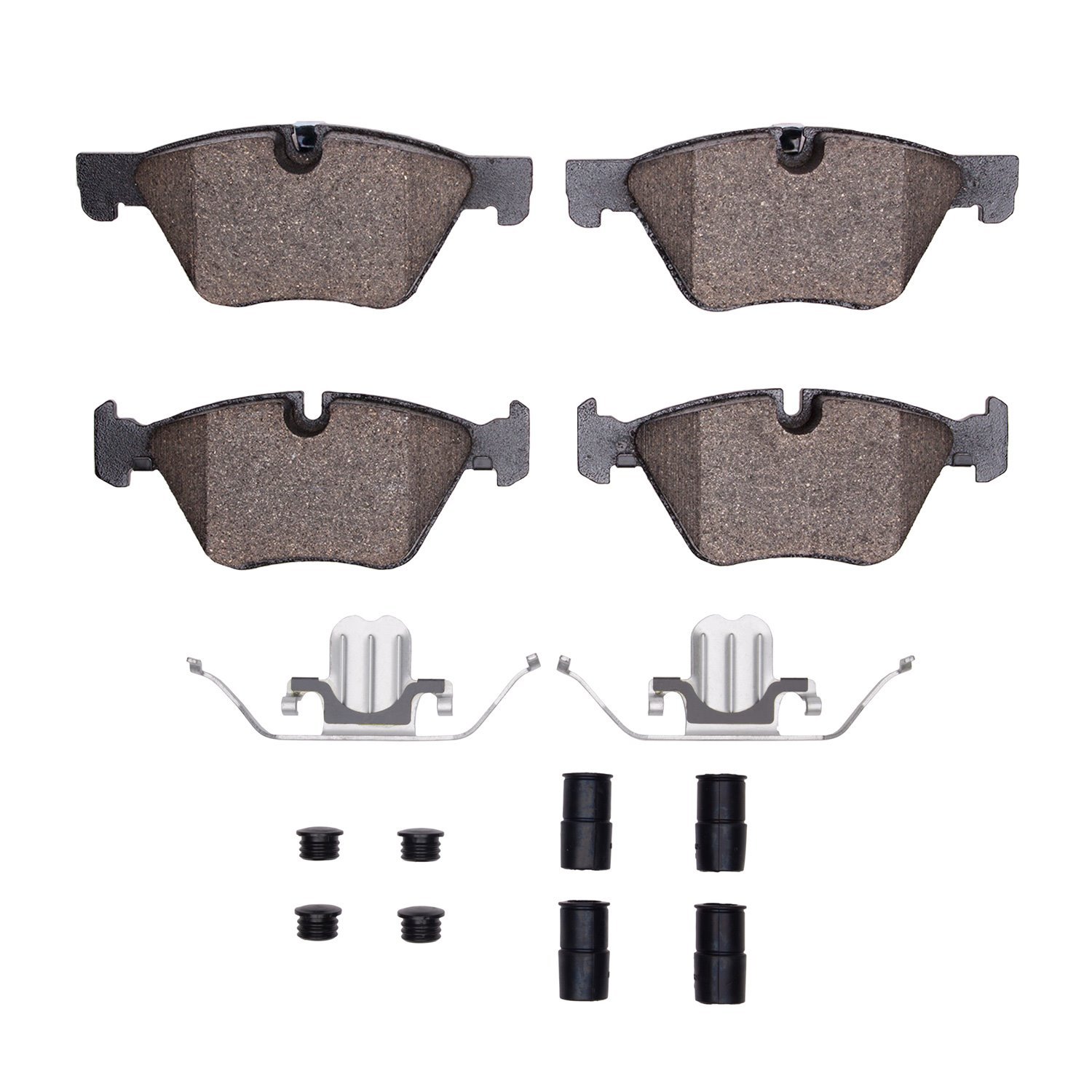 1310-1504-01 3000-Series Ceramic Brake Pads & Hardware Kit, 2011-2016 BMW, Position: Front