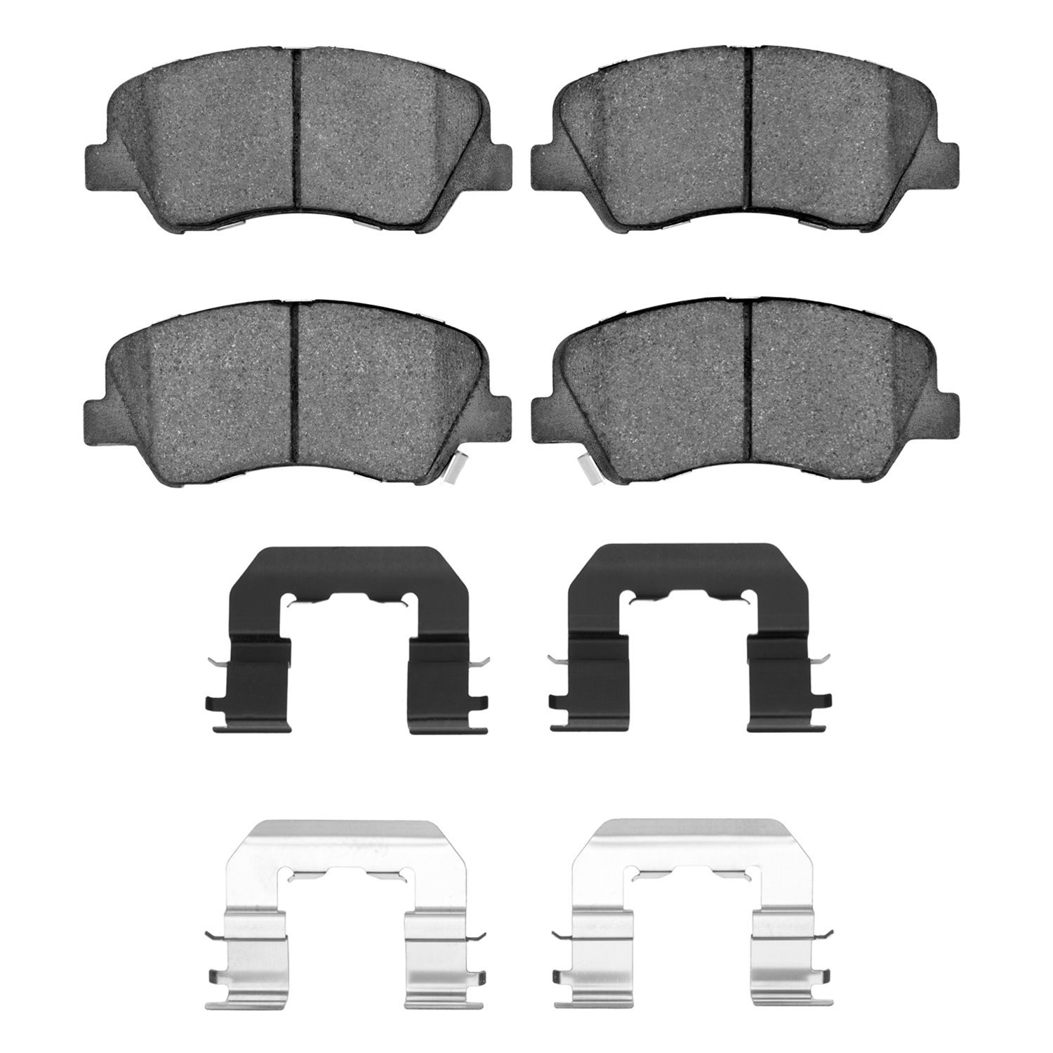 1310-1593-01 3000-Series Ceramic Brake Pads & Hardware Kit, 2012-2017 Multiple Makes/Models, Position: Front