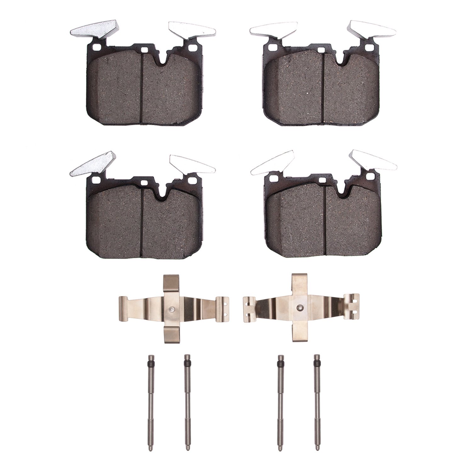 1310-1609-11 3000-Series Ceramic Brake Pads & Hardware Kit, 2014-2020 BMW, Position: Front
