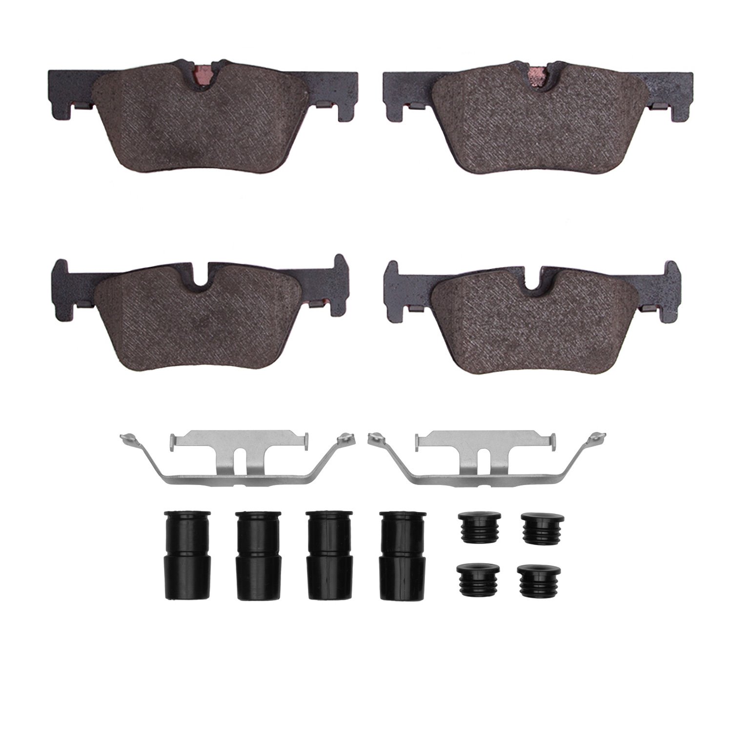 1310-1613-01 3000-Series Ceramic Brake Pads & Hardware Kit, 2012-2021 BMW, Position: Rear