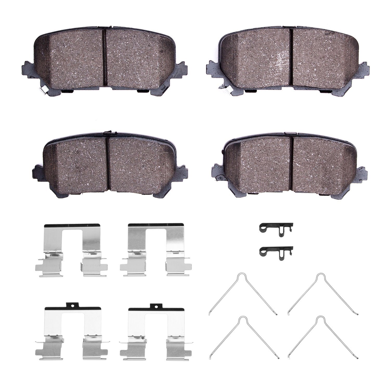 1310-1724-01 3000-Series Ceramic Brake Pads & Hardware Kit, Fits Select Acura/Honda, Position: Rear