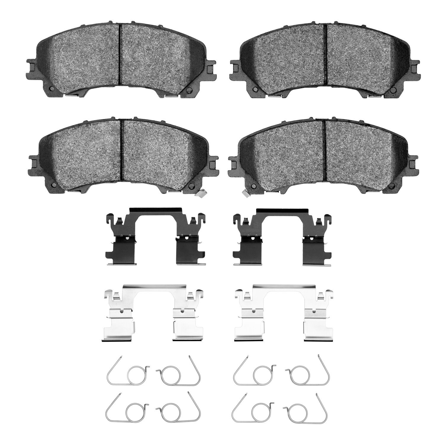 1310-1736-01 3000-Series Ceramic Brake Pads & Hardware Kit, Fits Select Infiniti/Nissan, Position: Front