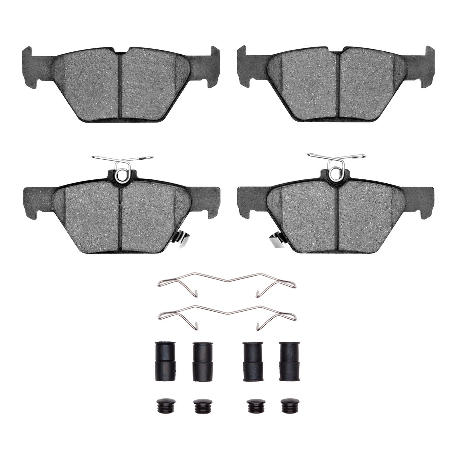 1310-1808-01 3000-Series Ceramic Brake Pads & Hardware Kit, Fits Select Subaru, Position: Rear