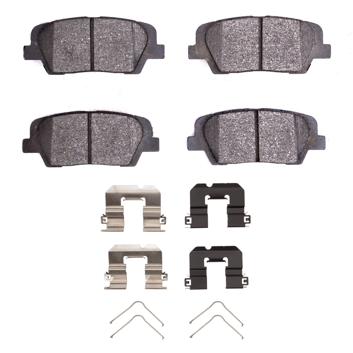 1310-1816-04 3000-Series Ceramic Brake Pads & Hardware Kit, Fits Select Kia/Hyundai/Genesis, Position: Rear