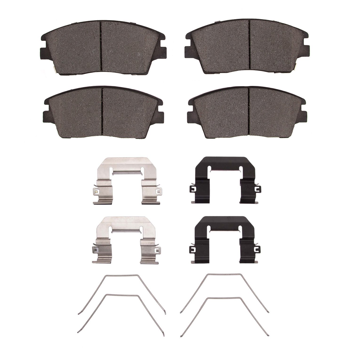 1310-1847-01 3000-Series Ceramic Brake Pads & Hardware Kit, Fits Select Kia/Hyundai/Genesis, Position: Front