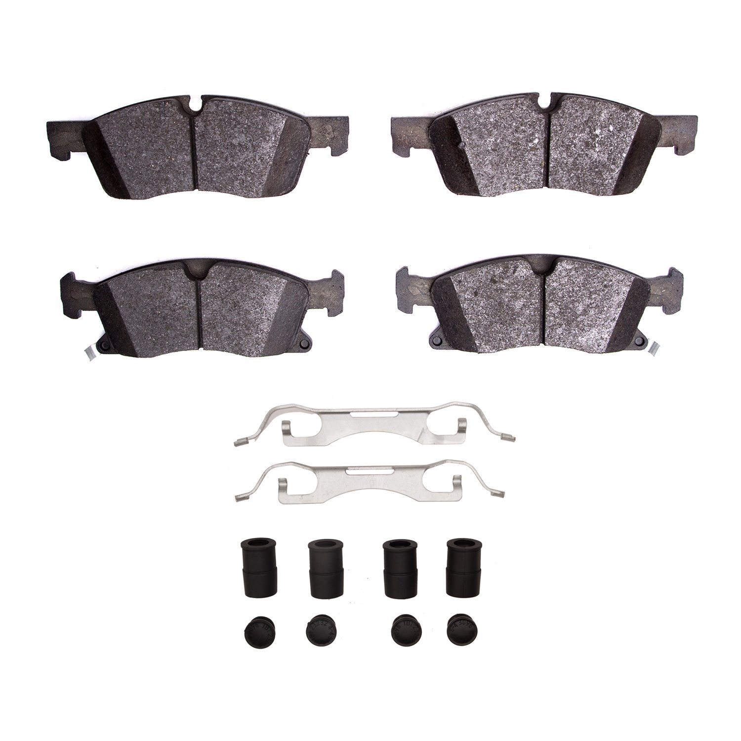 1310-1904-01 3000-Series Ceramic Brake Pads & Hardware Kit, Fits Select Mopar, Position: Front