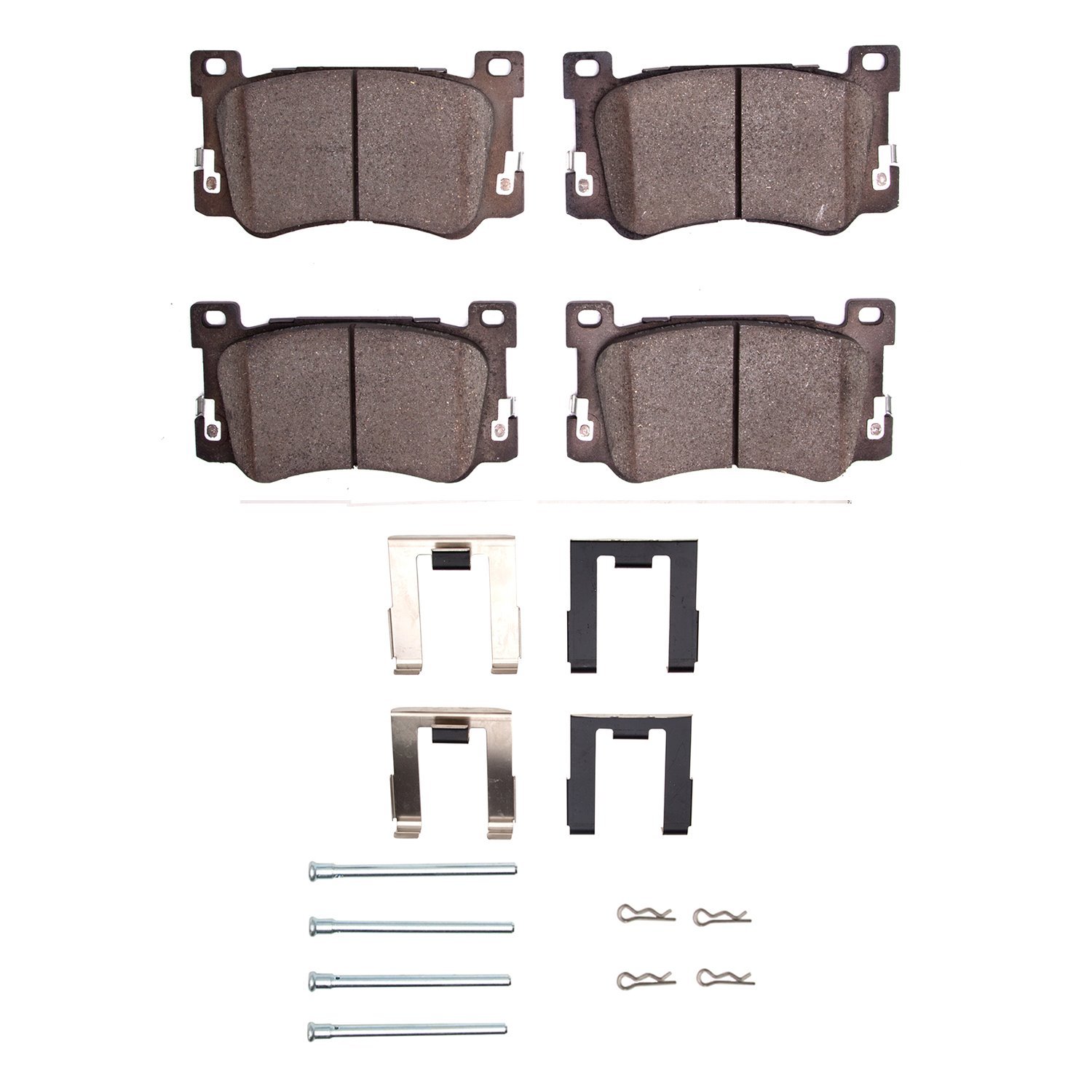 1310-1975-01 3000-Series Ceramic Brake Pads & Hardware Kit, Fits Select Kia/Hyundai/Genesis, Position: Front